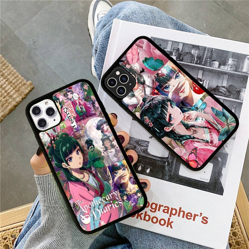 Anime The Apothecary Diaries Phone Case For Iphone 11 12 13 14 15 Pro Max 17 16 Plus Hard PC+TPU Back Cover