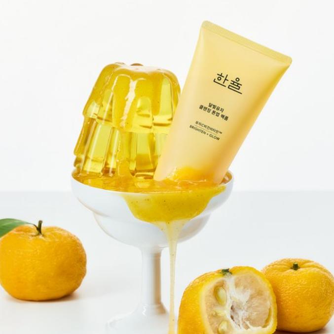 Hanyul Moonlight Yuja Cleansing Tone-Up Pack Foam