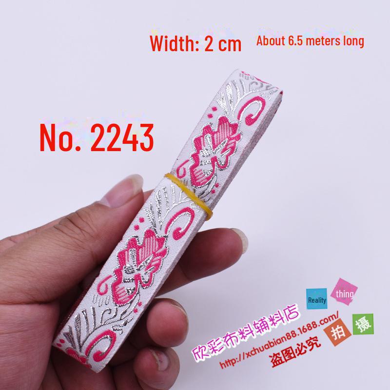 

Этническая кружевная лента - Ширина 2 см: Аксессуары для рукоделия из ткани, одежды и шитья для сценических выступлений