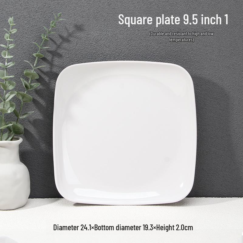 

Миска для лапши и супа A5 из белого меламина, устойчивая к высоким температурам, миска для рамена, тарелка для рисовых блинчиков, тарелка для овощей.