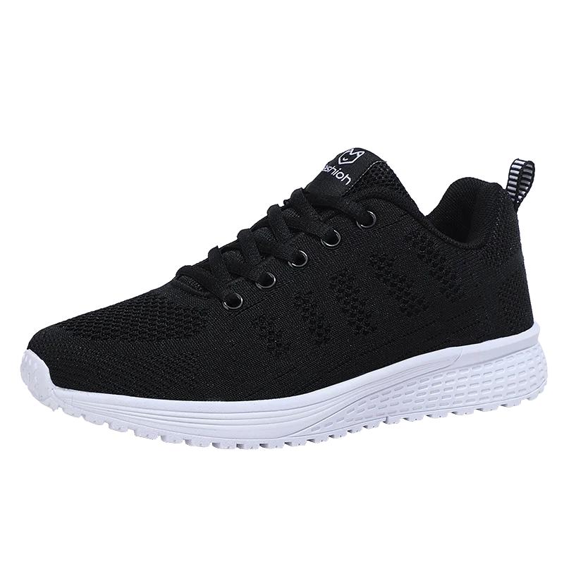 Women Casual Shoes Fashion Breathable Walking Mesh Flat Shoes Sneakers Women 2024 Gym Vulcanized Shoes White Female Footwear