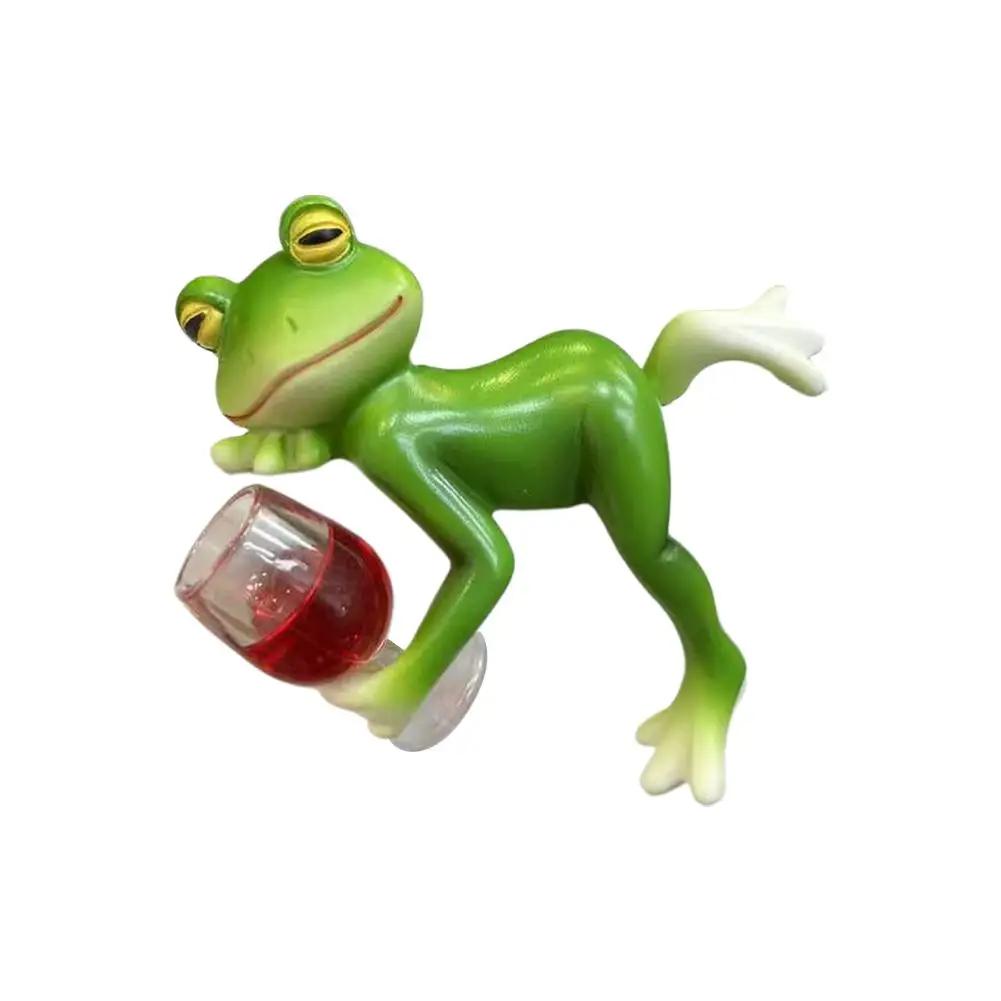 Flower Pots Huggers Hanging Resin Frogs Planter Decors Flower Pots Figurine Planter Hanging Ornaments for Garden G7B5
