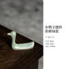 Ru Kiln Creative Simulation Duck Tea Pet Handmade Lucky Model Tea Figurine Play Toys Tea Statue Ornaments Chinese Tea Set Craft