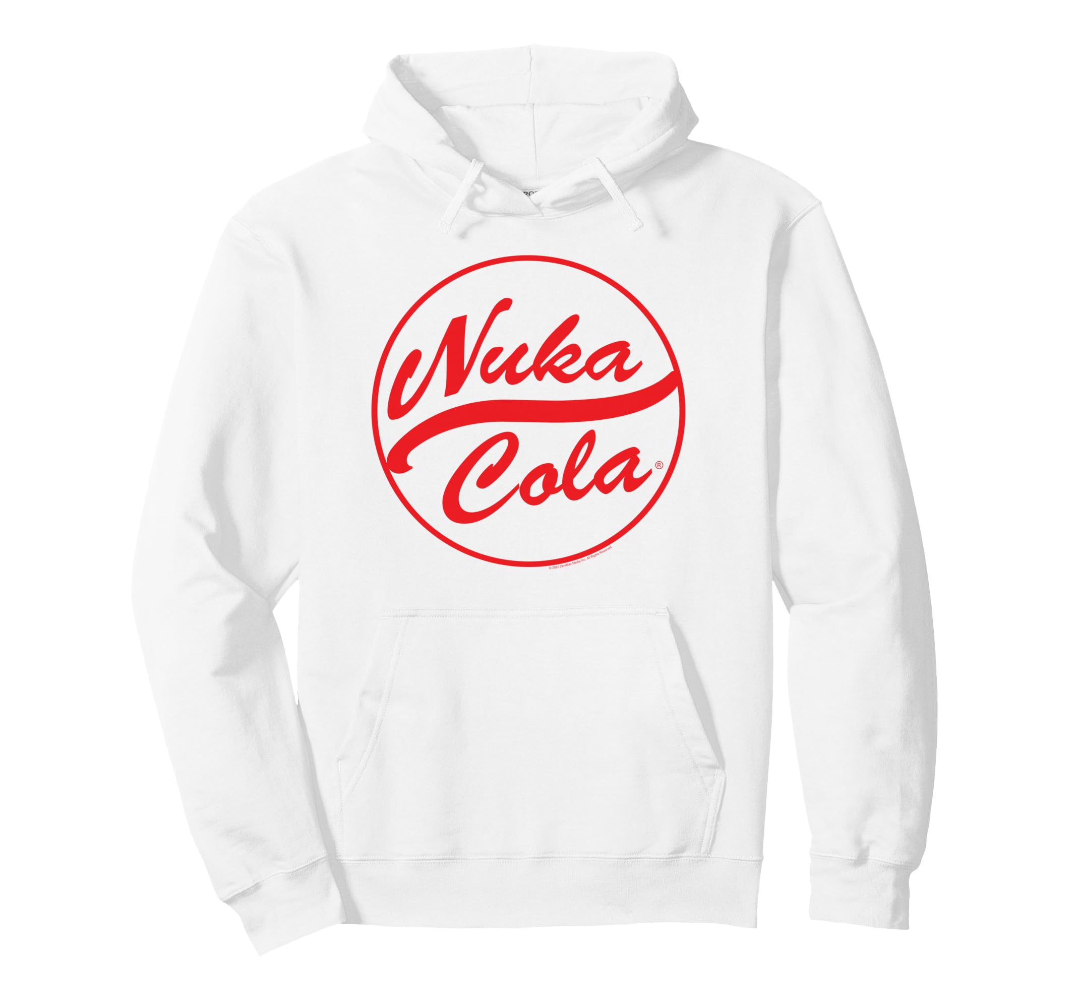Худи с логотипом Nuka Cola (красный текст, круг) из видеоигры Fallout