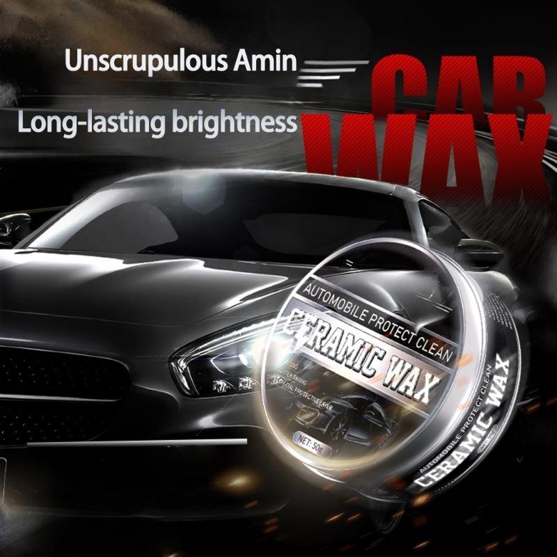 Premium Ceramic Car Polish Wax For Automotive Paint Restores Shine Provides Coating Professional Detailing Coating Wax