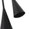 Double-Handle Black Metal Percussion Cowbell for Early Education
