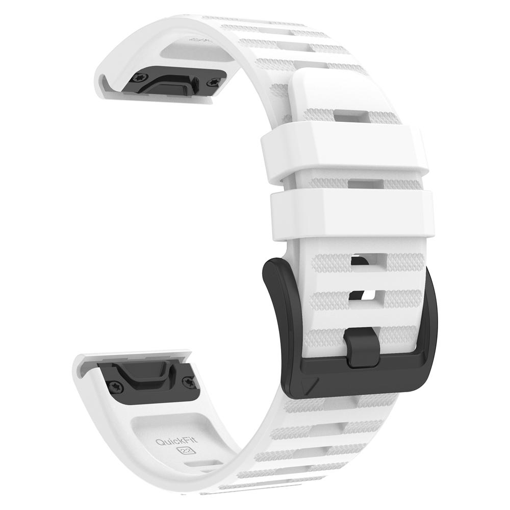 22 26mm Silicone Strap For Garmin Quatix 8/Tactix 8 7Pro/Fenix5 5x Puls 7 7x 6 6x 8 Pro 47mm 51mm/D2 Bravo Quick Fit Sports Band