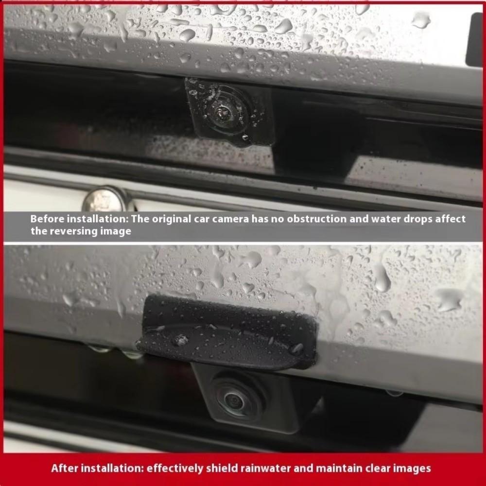 Silicone Car Reverse Camera Cover Self-Adhesive Camera Rain Guard Shield Car Accessories