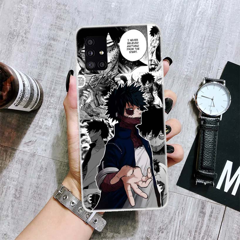 My Hero Academia Deku Phone Case For Samsung Galaxy A12 A22 A32 A42 A52 A72 A51 A71 5G A41 A31 A21 A02S M12 M21 M31 M30S Fundas