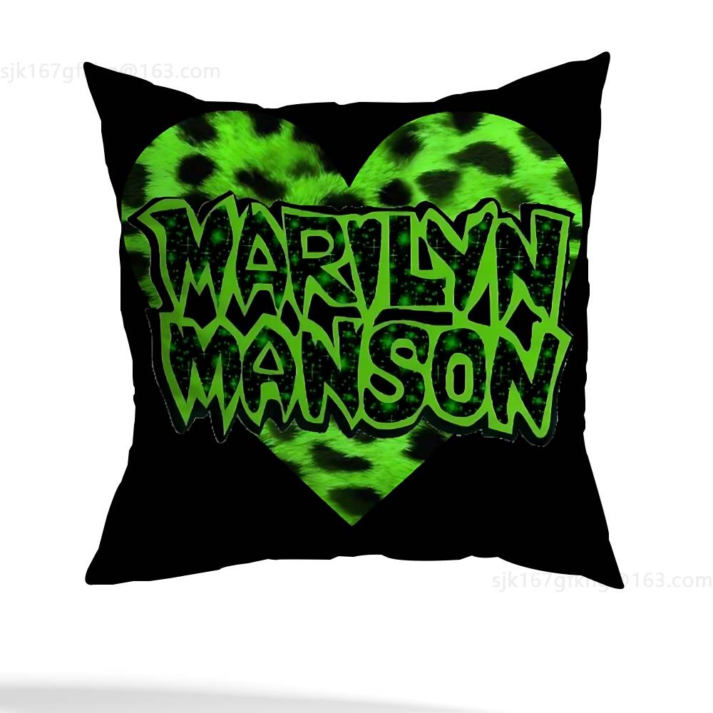 M-Marilyn Manson povlak na polštář obývací pokoj potah na polštář pohovky ložnice potah na polštář postele domácí dekorace