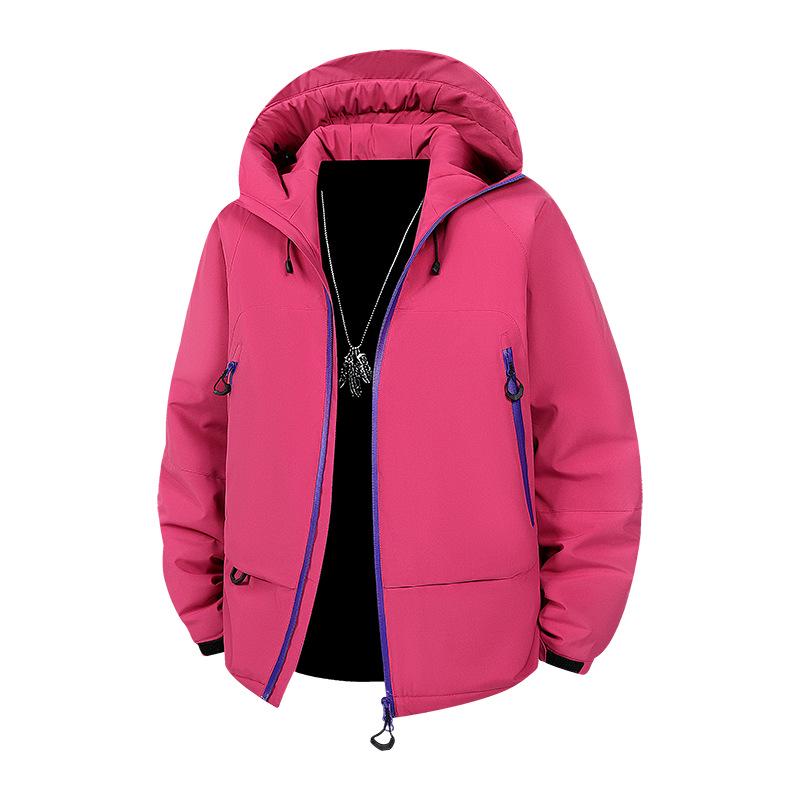 Wasserdichte Graphen-Kapuzen-Skijacke für Herren - Winterkollektion 2025