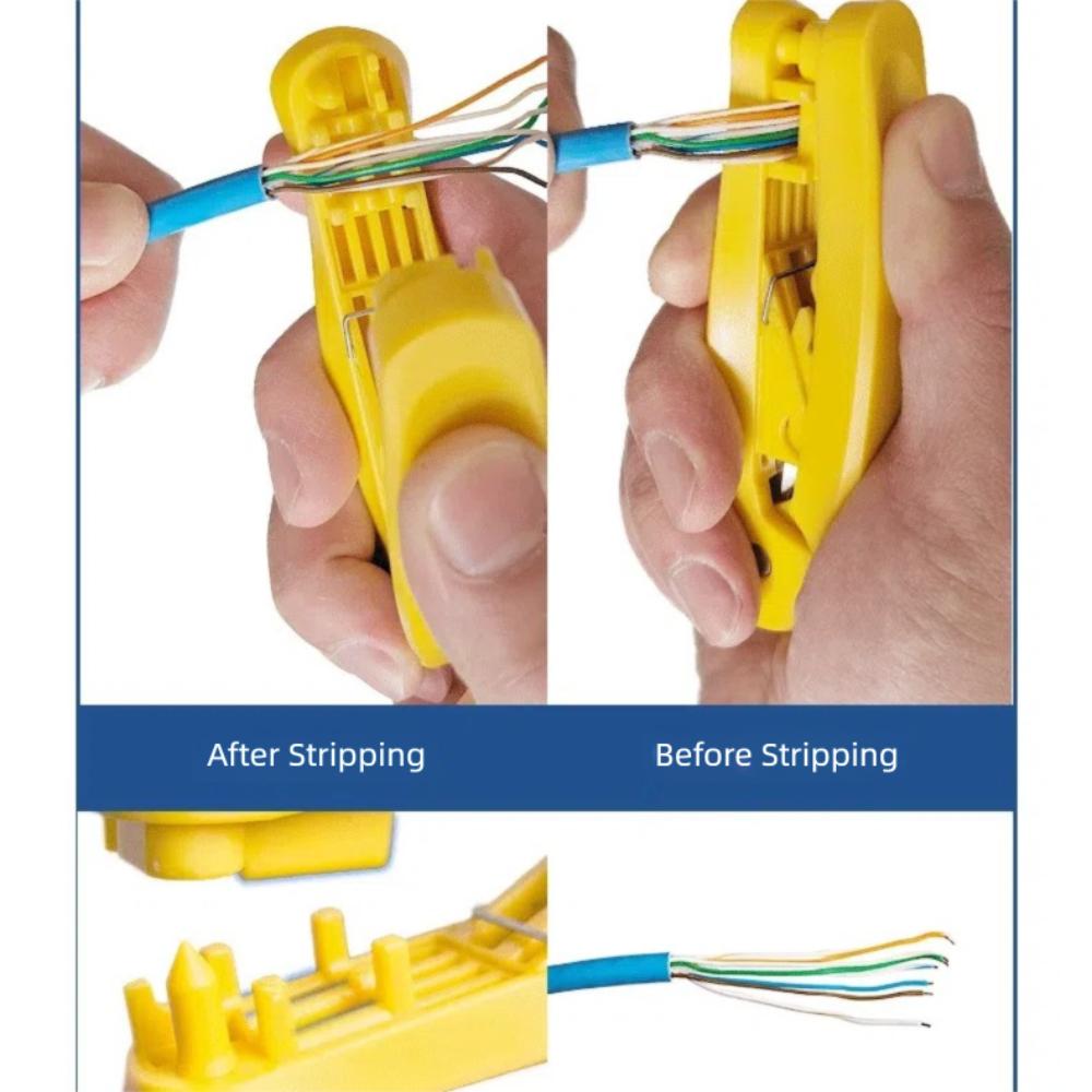 Untangling Function Ethernet Cable Stripping Tool Straightening Function Stripping Tool
