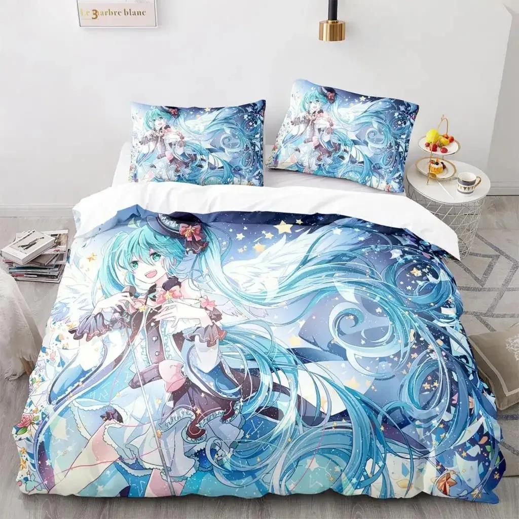 3D Anime Beautiful Girl In The Future Bedding Set Single Twin Full Queen King Size Bed Set Aldult Kid Bedroom Duvet cover Sets