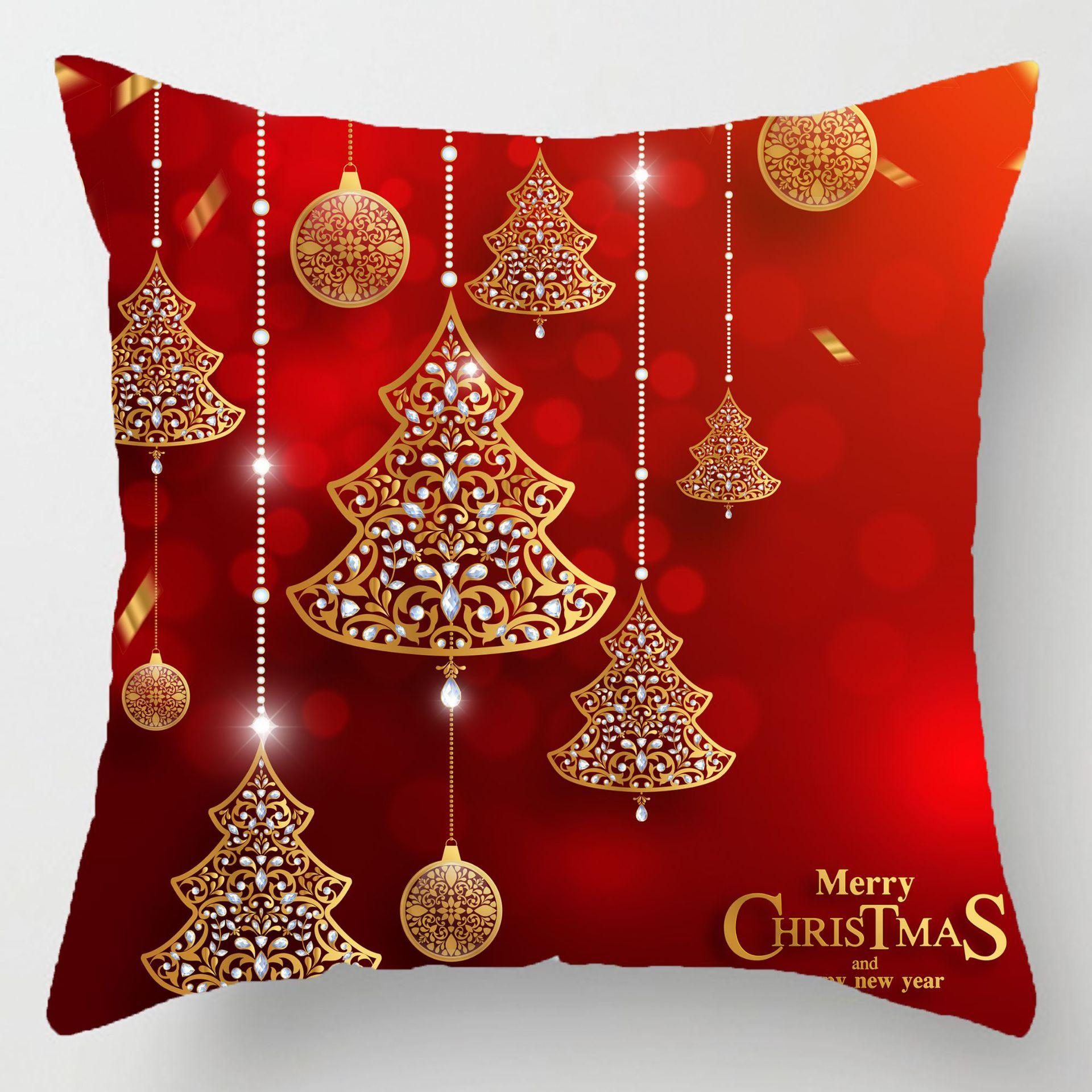 

Рождественские подушки Amazon Офисные товары для дома Прикроватные подушки Диванные подушки 40x40cm