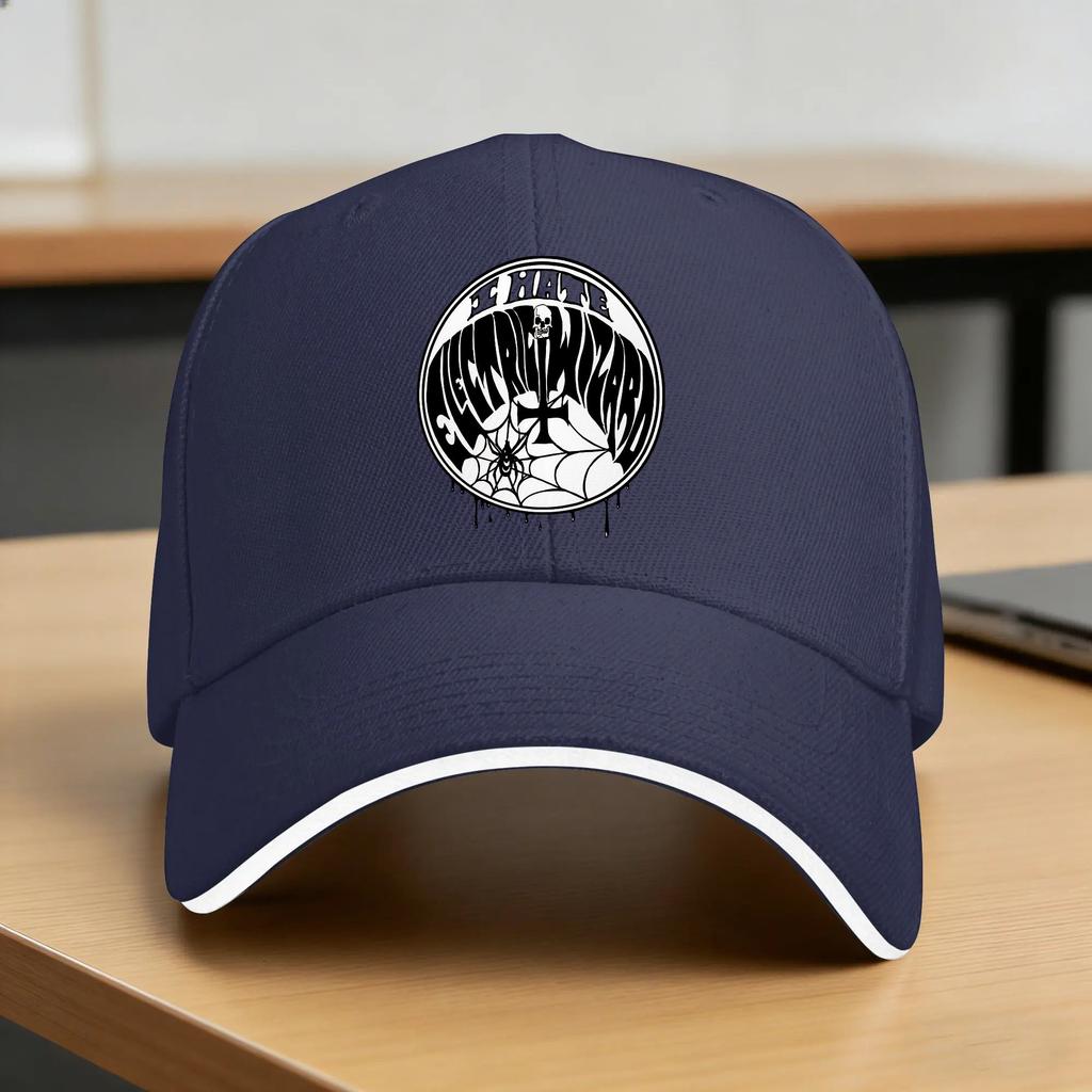 Summer Electric Wizard Baseball Cap Tennis Skate Fashion Design Sun Trucker Hat Men Adult Sun-Proof Snapback Cap