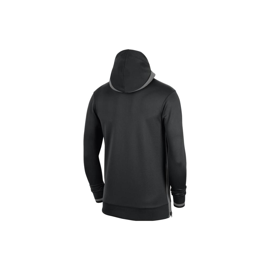 Nike Alphabet Print Zip-Up Hoodie Men Tops Black DN7790-010