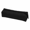 Black Simplistic High-Aesthetic Large Capacity Pencil Case for Students And Middle School Stationery Bag