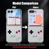 Retro Game Boy Camera Print Case For Samsung Z Flip 8 7 6 5 Hybrid 3in1 Leather Skin Plating Folding Phone Cover For Galaxy Z Flip8 Flip7 Flip6