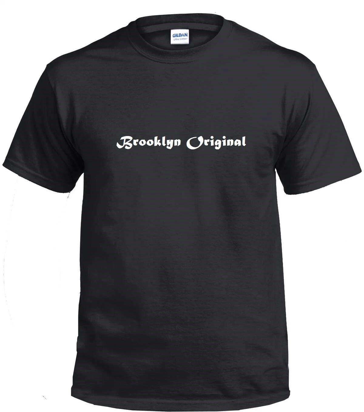 Brooklyn Original Black Souvenir White Script Tee Shirt Swag Urban New York 2XL
