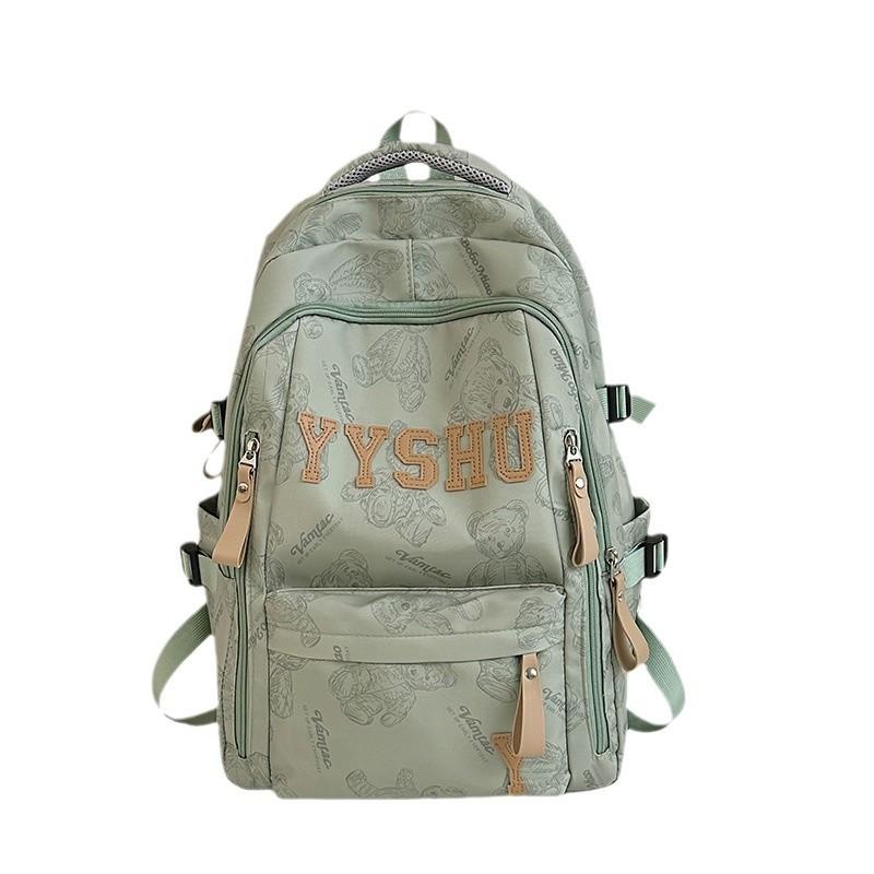 Schoolbag Student backpack Large capacity Junior high school student schoolbag Versatile new Korean casual texture backpack