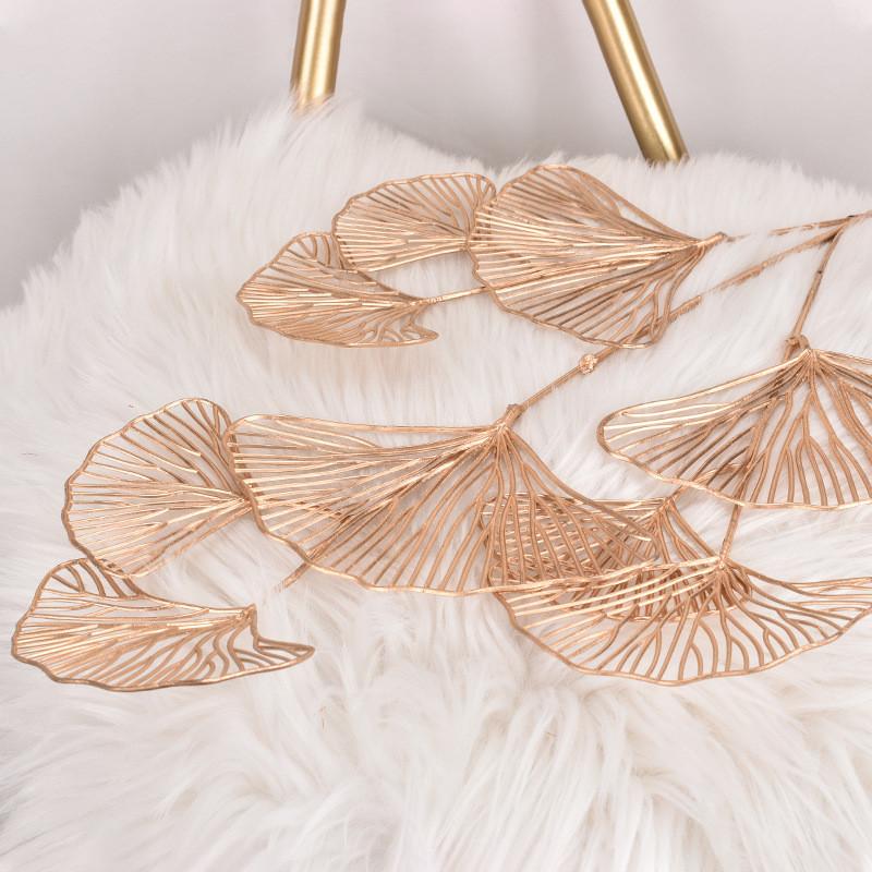Ginkgobiloba Plastic Artificial Flowers For Wedding And Decorations Event