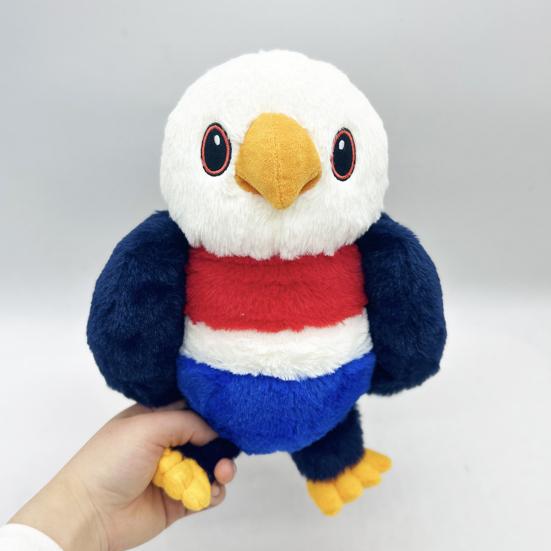 Pluszowa zabawka American Eagle Kreskówka Czarno-biały Królik Pluszak Wypchane zwierzę Lalka Dekoracja domu biura sypialni Prezent urodzinowy dla dzieci dorosłych