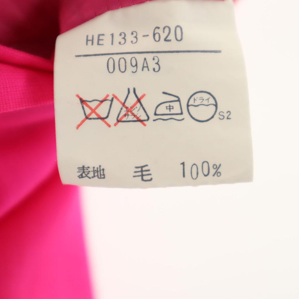 Yves Saint Laurent 90s Wool Old Midi Length Skirt M Pink Women Used