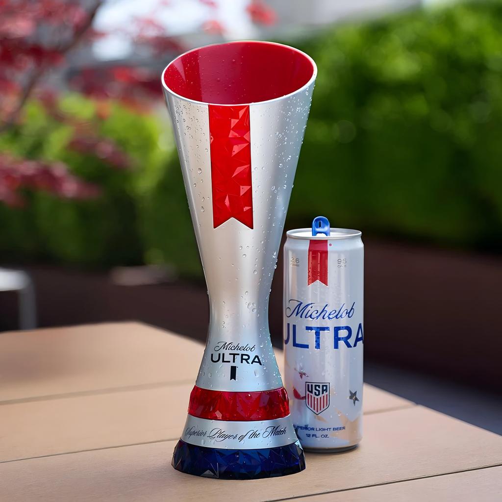 Soccer Player of the Year Commemorative Trophy for Awards and Display