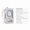 Mechanical 24 Hours Timer Switch IP53 AC 100-240V Programmable Electrical Timer Switch Box 15 Minutes Interval 96 Times ON/ OFF