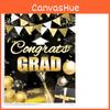 Black Gold Graduation Party Decorations Blindfold Game Poster Set With Poster Stickers For Yearend Celebration