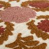 Coussin broderie "Sienna" 45 x 45 cm terracotta Atmosphera