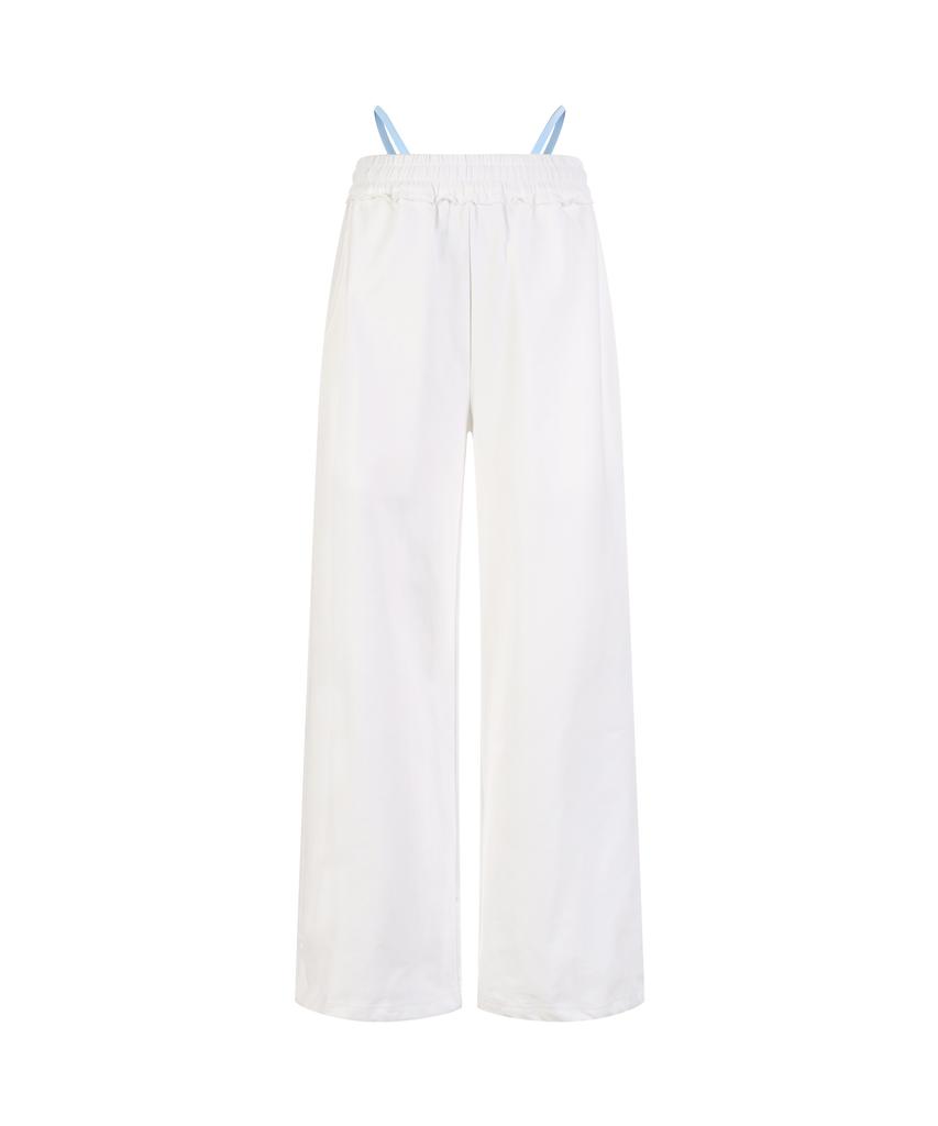 LALAFOX T-Layered Sweatpants White Bs2Wp009