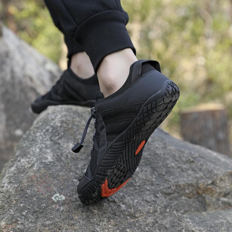 Hiking Sneakers Barefoot Sports Shoes Camping Trekking Shoes Non-slip Elastic Sole Breathable Mesh Fitness Training Footwear
