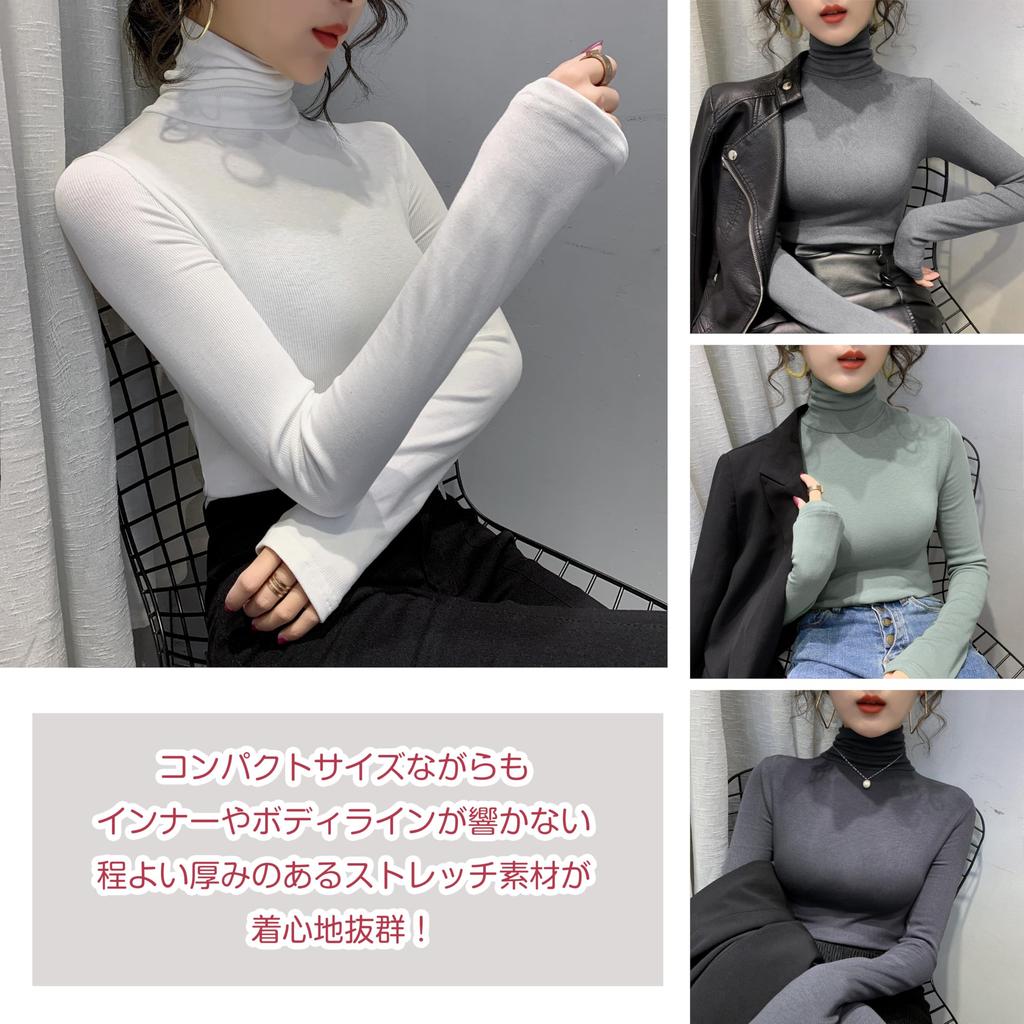 Bolan Verl Rollkragen Lang Slim Slim Größe M Damen T-Shirt, Ärmel, Fleecegefüttert, Passform, Hoher Kragen, Schlicht, Gerippt, Stretch, Passform, Frühling, Herbst,