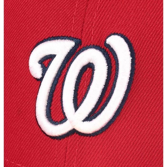 Casquette de baseball New Era Washington Nationals MLB AC Performance Rouge 59Fifty