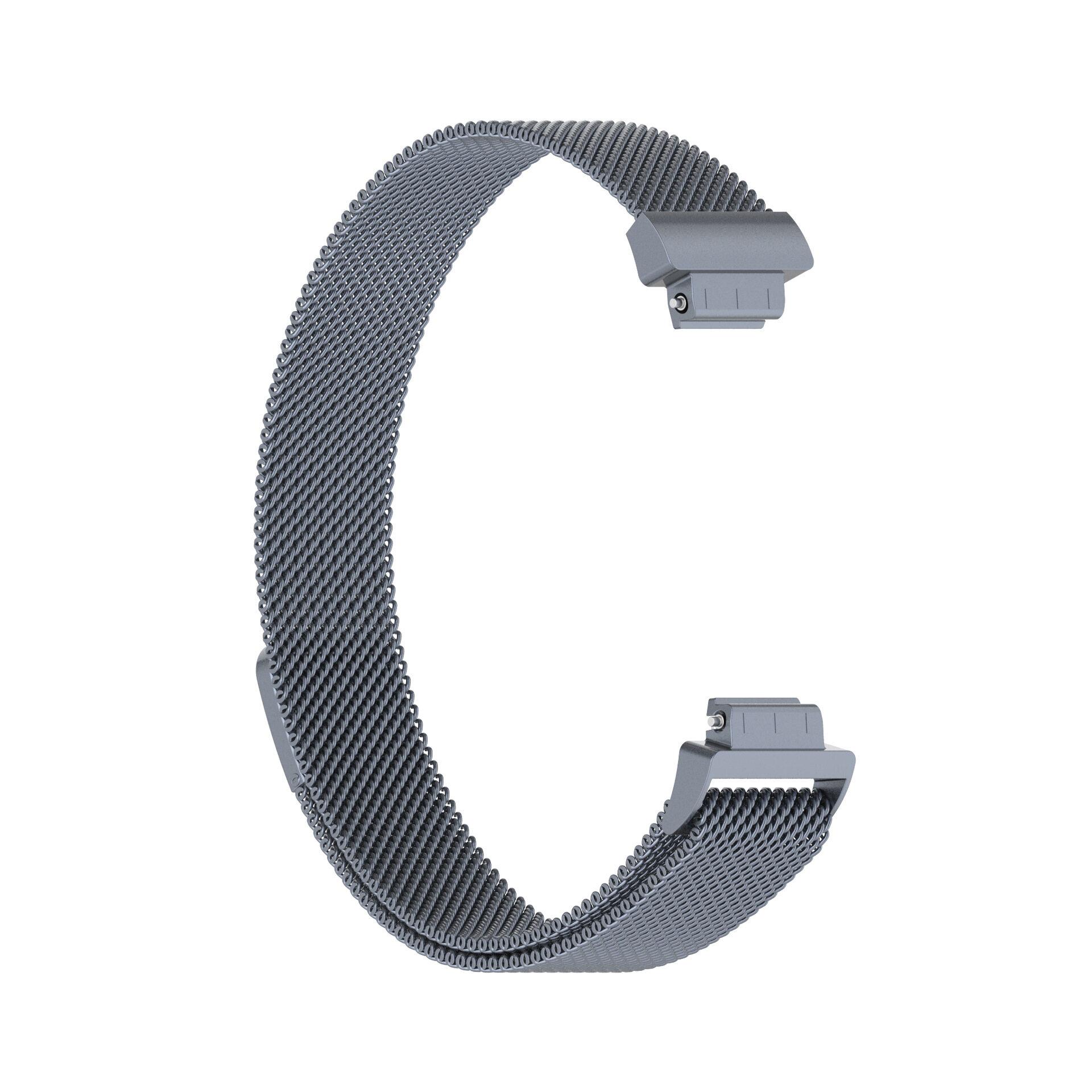 

Магнітний металевий браслет для Fitbit inspire 3 Ремінець із нержавіючої сталі для аксесуарів Fitbit inspire3 Fitbit inspire 2 сірий