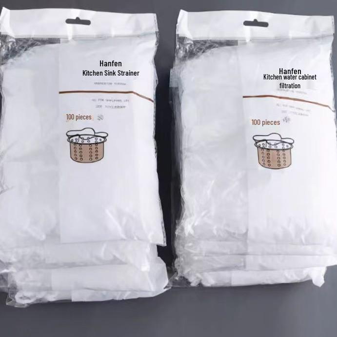 Disposable Kitchen Sink Filter Net - Vegetable Washing Colander and Drain Bowl Clog Protector