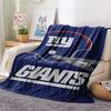 Giants Printed Flannel Blanket, soft throw for bedroom sofa, washable, fan merchandise, great gift.