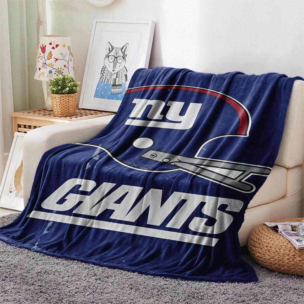 Giants Printed Flannel Blanket, soft throw for bedroom sofa, washable, fan merchandise, great gift.