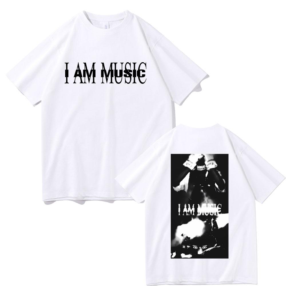Rapper Playboi Carti Soy Música Nuevo Álbum Camiseta con Estampado a Doble Cara para Hombre Merch Opium Camiseta Unisex para Mujer Hip Hop Camisetas Vintage