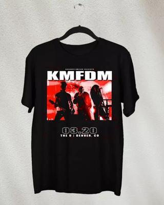 Kolekce KMFDM Band Bavlna Tour 2024 Dárek pro fanouška S až 4XL Tričko Topy trička Pánské Dámské