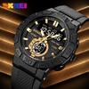 New fashionable dual-display sports watch, male student outdoor sports waterproof multi-function watch