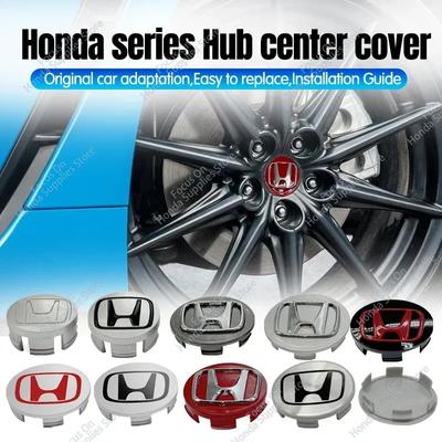4pcs/set 58mm/62mm/69mm Car Styling Wheel Center Cap Hub Covers Badge Accessories For Civic Fit Jazz Accord Pilot CRV City