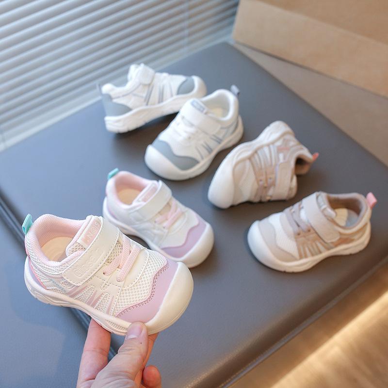 2025 spring baby functional shoes soft sole mesh breathable men's treasure sports shoes girl baby shoes children's shoes 2025