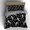 Dancing Skeletons Pattern Bedding Duvet Cover Sets Duvet Covers Pillowcases Gifts (1 * Duvet Cover 2 * Pillowcases, Without Duvet Insert)