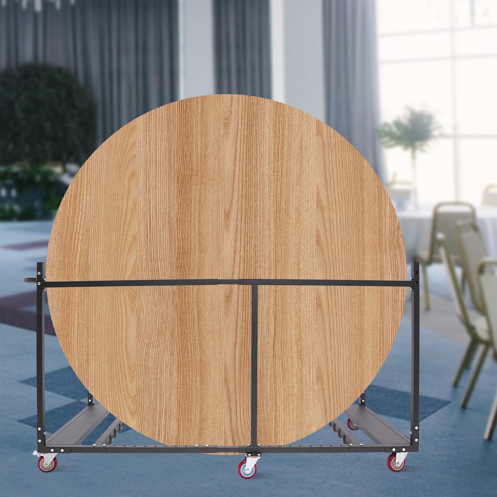 Черная современная прямоугольная складная тележка для стола, складная тележка для стола, тележка для стола с 6 колесиками, 1*складная тележка для стола серый