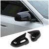 Glossy Black Car Side Rear View Door Mirror Cover Trim For BMW X1 U11 U12 +