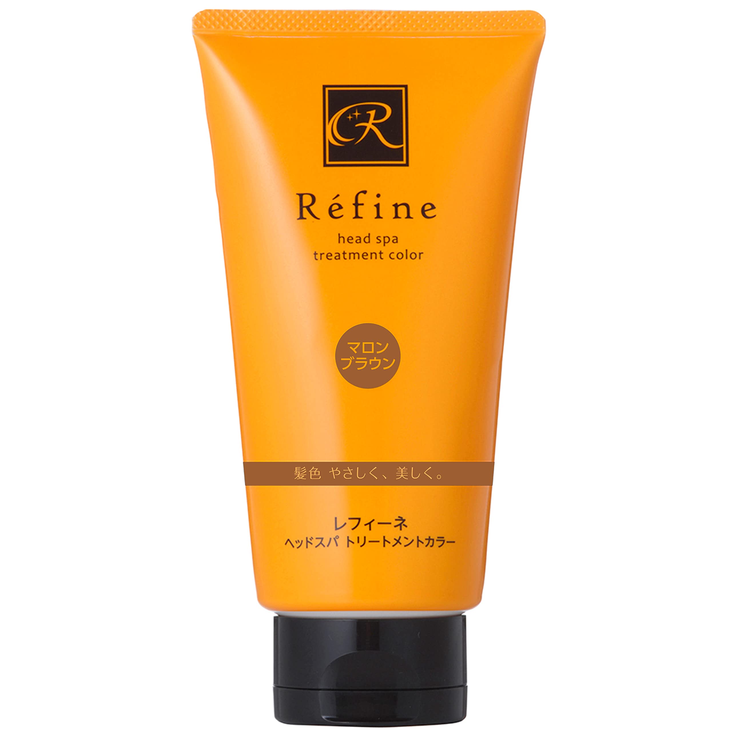 

Refine Gray Hair Dye Head Spa Color Treatment R2 140g Hair Color (Marron Brown)