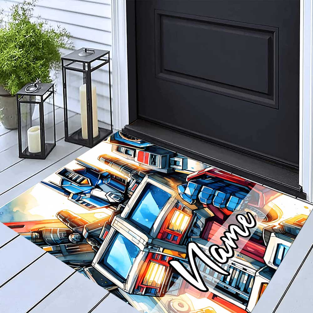 Transformers Fans (14) Customize your name rug, office chair cushion, home bedroom living room gift.