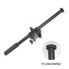 Retractable Metal Tripod Microphone Boom Arm with Thickened Phone Holder
